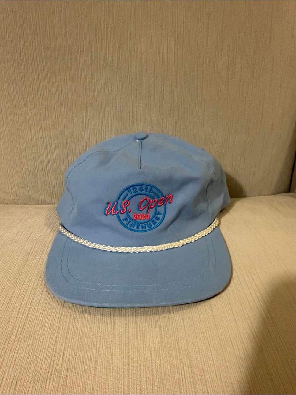 U.S. Open 2024 Imperial Light Blue Rope Hat